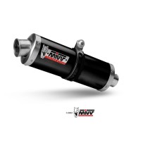 SILENCIADOR MIVV OVALADO ACERO INOXIDABLE NEGRO HONDA XL 750 TRANSALP 2023-2024