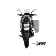 SILENCIADOR MIVV OVALADO ACERO INOXIDABLE NEGRO HONDA XL 750 TRANSALP 2023-2024