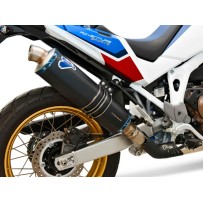 SILENCIADOR TERMIGNONI TITANIO NEGRO HONDA AFRICA TWIN 1100 2020-2023 EURO5