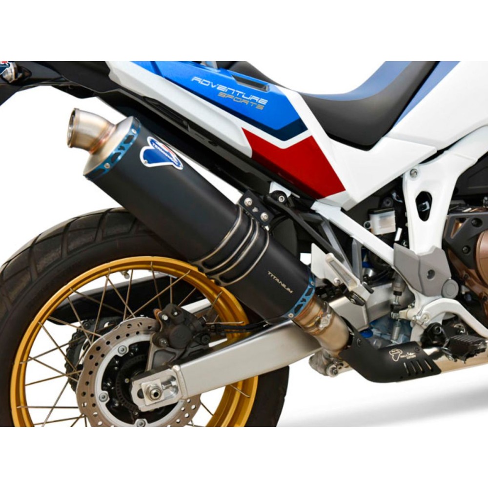 SILENCIADOR TERMIGNONI TITANIO NEGRO HONDA AFRICA TWIN 1100 2020-2023 EURO5
