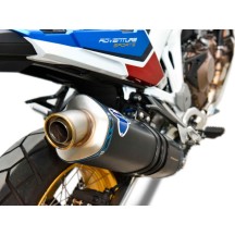 SILENCIADOR TERMIGNONI TITANIO NEGRO HONDA AFRICA TWIN 1100 2020-2023 EURO5