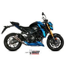 SILENCIADOR MIVV DOBLE PISTOLA ACERO INOXIDABLE SUZUKI GSX-S 750 2017-2020