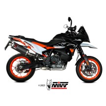 SILENCIADOR MIVV DAKAR ACERO INOXIDABLE NEGRO KTM 790 ADVENTURE / 890 ADVENTURE 2019-2024