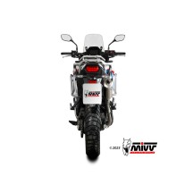 SILENCIADOR MIVV DAKAR ACERO INOXIDABLE HONDA XL 750 TRANSALP 2023-2024