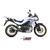 SILENCIADOR MIVV OVALADO ACERO INOXIDABLE HONDA XL 750 TRANSALP 2023-2024