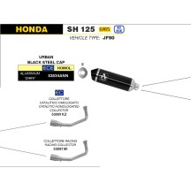 SILENCIADOR URBAN ARROW ALUMINIO OSCURO HOMOLOGADO HONDA SH 125I 2020-2023