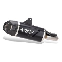 SILENCIADOR ARROW ALUMINIO CARBONO OSCURO INDY RACE EVO BENELLI TRK 502 X 2021-2023