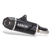 SILENCIADOR ARROW ALUMINIO CARBONO OSCURO INDY RACE EVO BENELLI TRK 502 X 2021-2023