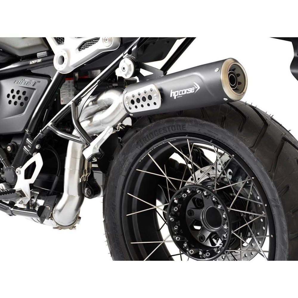 SILENCIADOR HYDROFORM RS 300 "HIGH" HP CORSE NEGRO BMW R NINE T 2021-2023 SILENCIADOR HYDROFORM RS 300 "HIGH" HP CORSE NEGRO BMW R NINE T 2021-2023