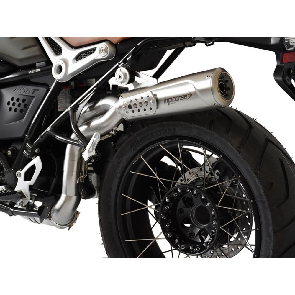 SILENCIADOR HYDROFORM RS 300 "HIGH" HP CORSE SATINADO BMW R NINE T 2021-2023 SILENCIADOR HYDROFORM RS 300 "HIGH" HP CORSE SATINADO BMW R NINE T 2021-2023