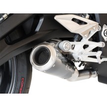 TERMINALE GP07 "RETE" HP CORSE NERO  TRIUMPH STREET TRIPLE 765 S / R / RS 2017-2022