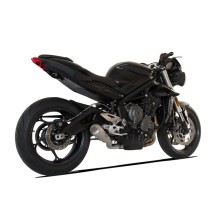 TERMINALE GP07 "RETE" SATINATO HP CORSE  TRIUMPH STREET TRIPLE 765 S / R / RS 2017-2022