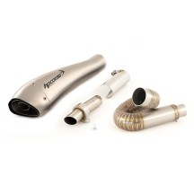 SILENCIADOR DE ESCAPE HP CORSE HYDROFORM "CHIOCCIOLA" SATINADO DUCATI MONSTER 797 2017-2020