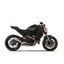 SILENCIADOR DE ESCAPE HP CORSE HYDROFORM "CHIOCCIOLA" SATINADO DUCATI MONSTER 797 2017-2020