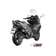SILENCIADOR MIVV GP PRO RACING ACERO INOXIDABLE NEGRO KYMCO AK 550 2021-2024