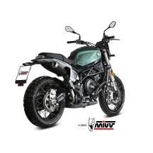 SILENCIADOR MIVV X-M1 ACERO INOXIDABLE NEGRO BENELLI LEONCINO 800 TRAIL 2022-2024