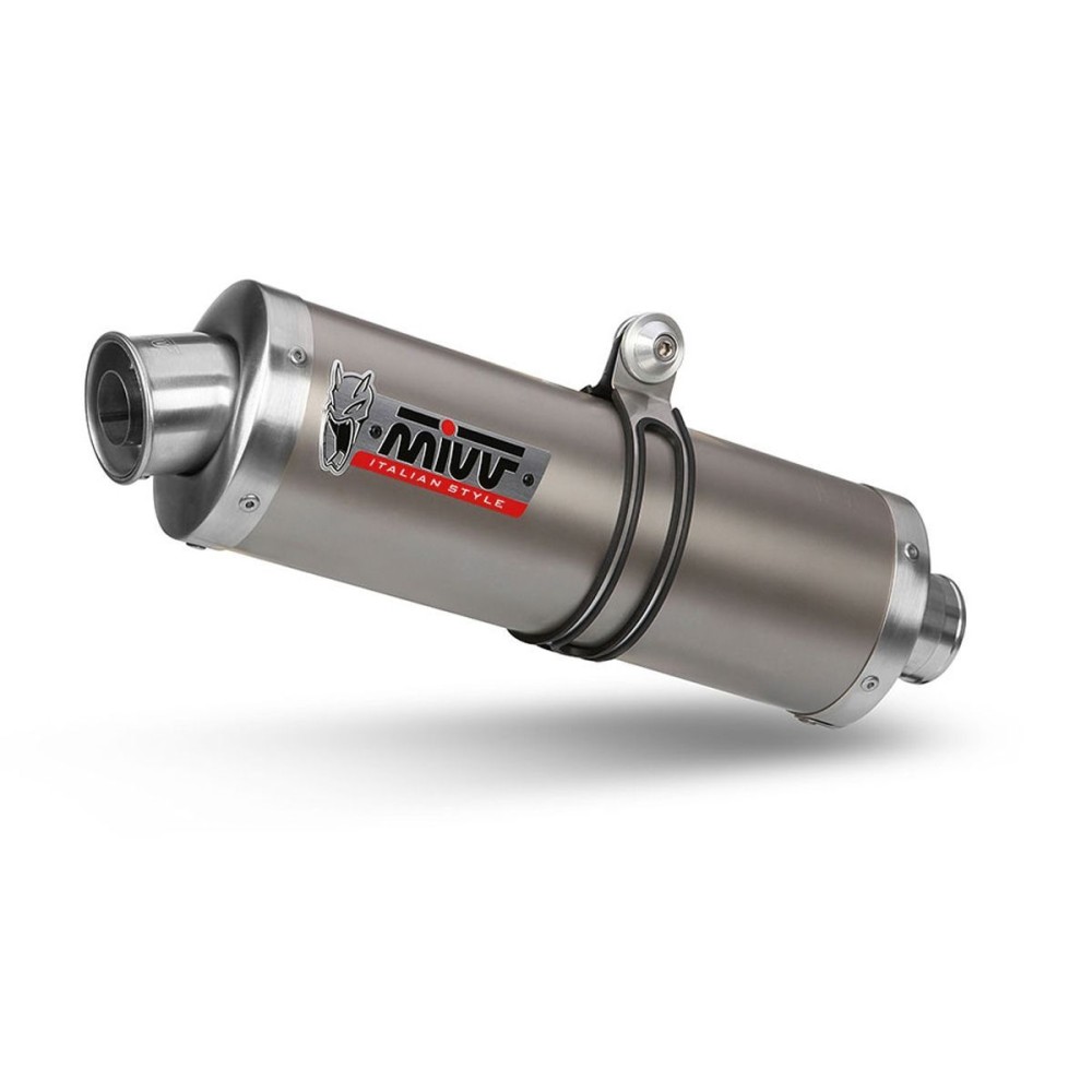 SILENCIADOR MIVV SPORT OVAL TITANIO YAMAHA TENERE 700 2019-2024 SILENCIADOR MIVV SPORT OVAL TITANIO YAMAHA TENERE 700 2019-2024