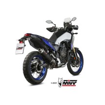 SILENCIADOR MIVV SPORT OVALADO ACERO INOXIDABLE NEGRO YAMAHA TENERE 700 2019-2024