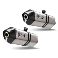 PAR DE SILENCIADORES MIVV SPEED EDGE ACERO CARBONO SUZUKI GSX-R 1300 HAYABUSA 2021-2024