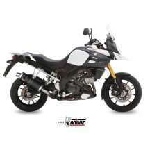SILENCIADOR MIVV DAKAR ACERO INOXIDABLE NEGRO SUZUKI V-STROM 1000 / XT 2014-2020