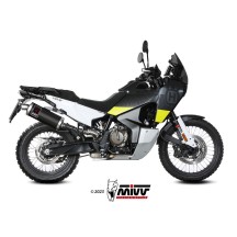 SILENCIADOR MIVV DAKAR ACERO INOXIDABLE NEGRO HUSQVARNA NORDEN 901 2022-2024
