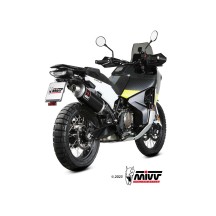 SILENCIADOR MIVV DAKAR ACERO INOXIDABLE NEGRO HUSQVARNA NORDEN 901 2022-2024