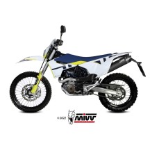 STR-1 TERMINAL ACERO INOXIDABLE NEGRO MIVV HUSQVARNA 701 ENDURO / SUPERMOTO 2021-2024