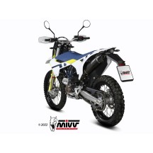 STR-1 TERMINAL ACERO INOXIDABLE NEGRO MIVV HUSQVARNA 701 ENDURO / SUPERMOTO 2021-2024