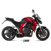 SILENCIADOR MIVV DOBLE GUN ACERO INOXIDABLE NEGRO HONDA CB 1000 R 2008-2017