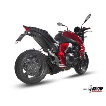 SILENCIADOR MIVV DOBLE GUN ACERO INOXIDABLE NEGRO HONDA CB 1000 R 2008-2017