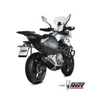 SILENCIADOR MIVV OVALADO NEGRO ACERO INOXIDABLE CF MOTO 650 MT 2021-2024