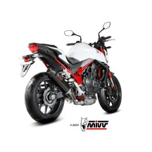 SILENCIADOR OVALADO CARBONO-CARBONO MIVV HONDA CB HORNET 750 2023-2024