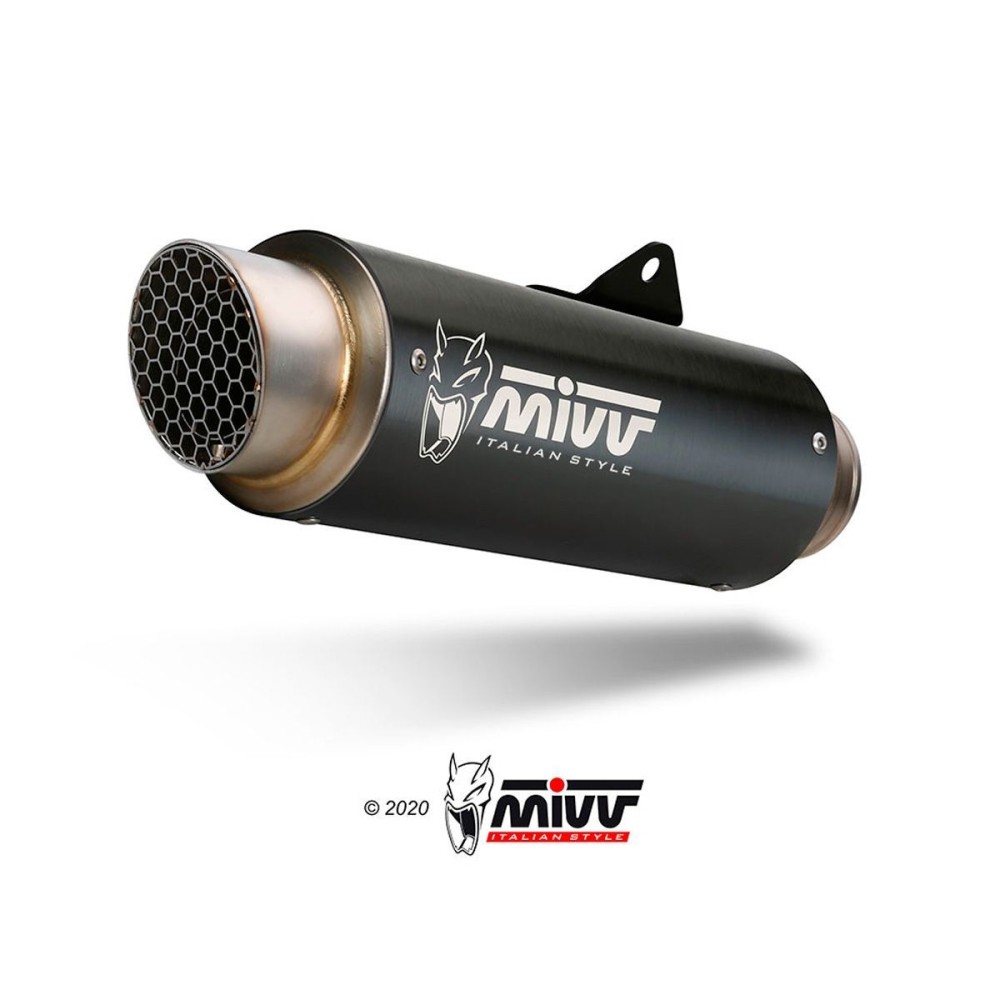 SILENCIADOR MIVV GP PRO ACERO INOXIDABLE NEGRO HONDA CB HORNET 750 2023-2024
