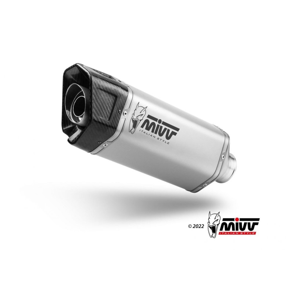 TERMINAL DE ACERO INOXIDABLE SR-1 MIVV HONDA CB HORNET 750 2023-2024 TERMINAL DE ACERO INOXIDABLE SR-1 MIVV HONDA CB HORNET 750 2023-2024