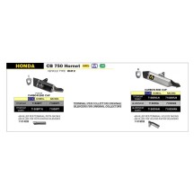 SILENCIADOR ARROW ALUMINIO FAST RACING HONDA CB 750 HORNET 2023-2024