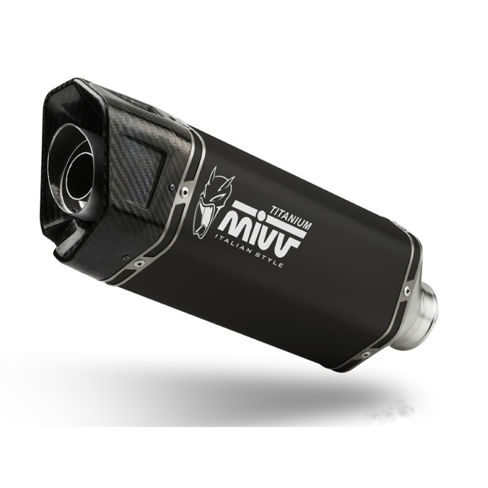 SILENCIADOR SR-1 TITANIO NEGRO MIVV APRILIA TUONO V4 1100 2021-2024