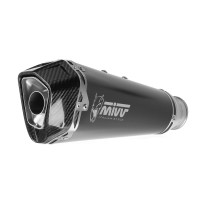 SILENCIADOR CARBURADOR ACERO INOXIDABLE MIVV DELTA RACE NEGRO TRIUMPH STREET TRIPLE 660 S 2017-2022