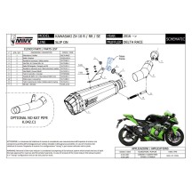 SILENCIADOR DELTA RACE CARBONO MIVV KAWASAKI ZX-10R / RR / SE 2016-2024
