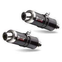 PAR DE SILENCIADORES GP ACERO INOXIDABLE NEGRO MIVV KAWASAKI NINJA ZX-10R / RR / SE 2006-2007