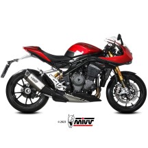 SILENCIADOR SR-1 TITANIO MIVV TRIUMPH SPEED TRIPLE 1200 RR / RS 2021-2024