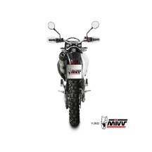 TERMINAL MIVV DE ACERO INOXIDABLE STR-1 HUSQVARNA 701 ENDURO / SUPERMOTO 2021-2024