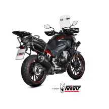 SILENCIADOR DELTA RACE ACERO INOXIDABLE NEGRO MIVV HONDA CB 500 X 2021-2024