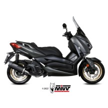 TERMINAL MOVER ACERO INOX PINTADO NEGRO MIVV YAMAHA X-MAX 125 2021-2024