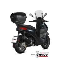 TERMINAL DE MOVER ACERO INOX NEGRO MIVV PIAGGIO BEVERLY 300 2021-2024