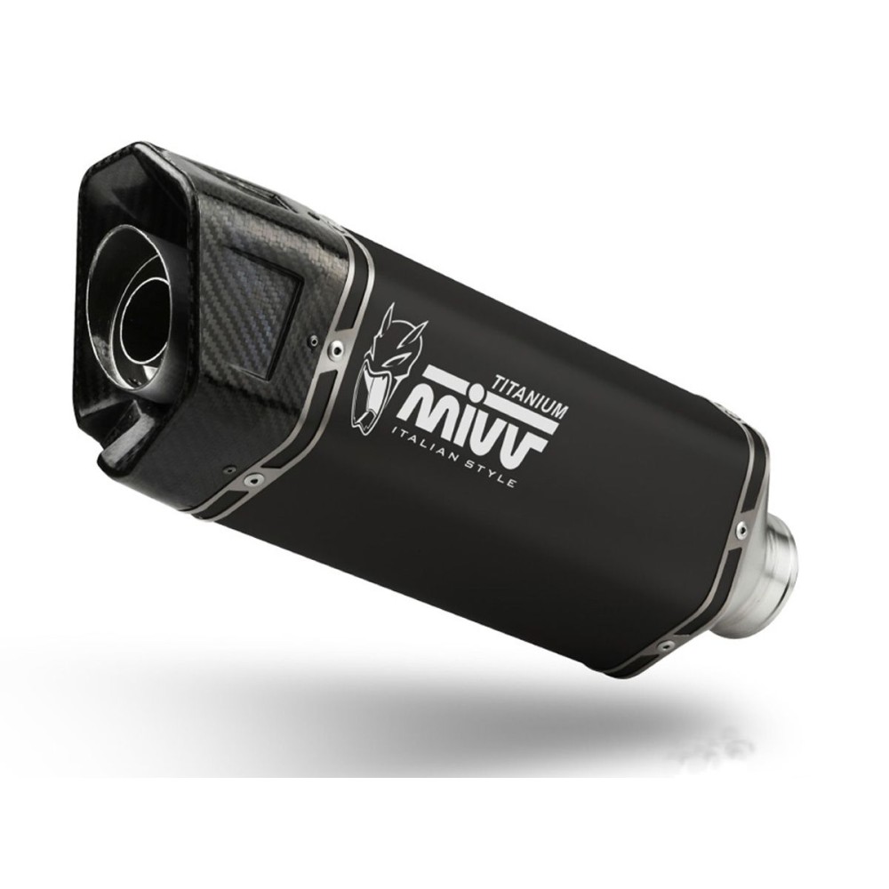 SILENCIADOR SR-1 TITANIO NEGRO MIVV BMW R 1250 RS 2021-2024