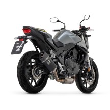TERMINAL DE PISO DE TITANIO DE FLECHA OSCURA HONDA CB 750 HORNET 2023-2025