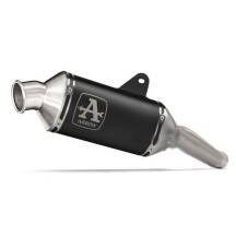 SILENCIADOR INDY RACE ARROW ALUMINIO OSCURO MOTO MORINI X-CAPE 650 2022-2023