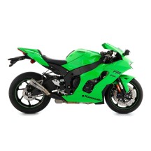 KIT SILENCIADOR PRO-RACE + FIJACIÓN ARROW MESH TITANIO KAWASAKI ZX-10R / RR 2021-2024