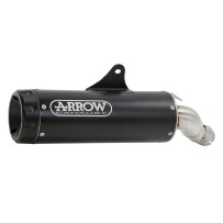 SILENCIADOR REBEL ARROW ACERO ALUMINIO OSCURO KAWASAKI Z 900 RS 2022-2024