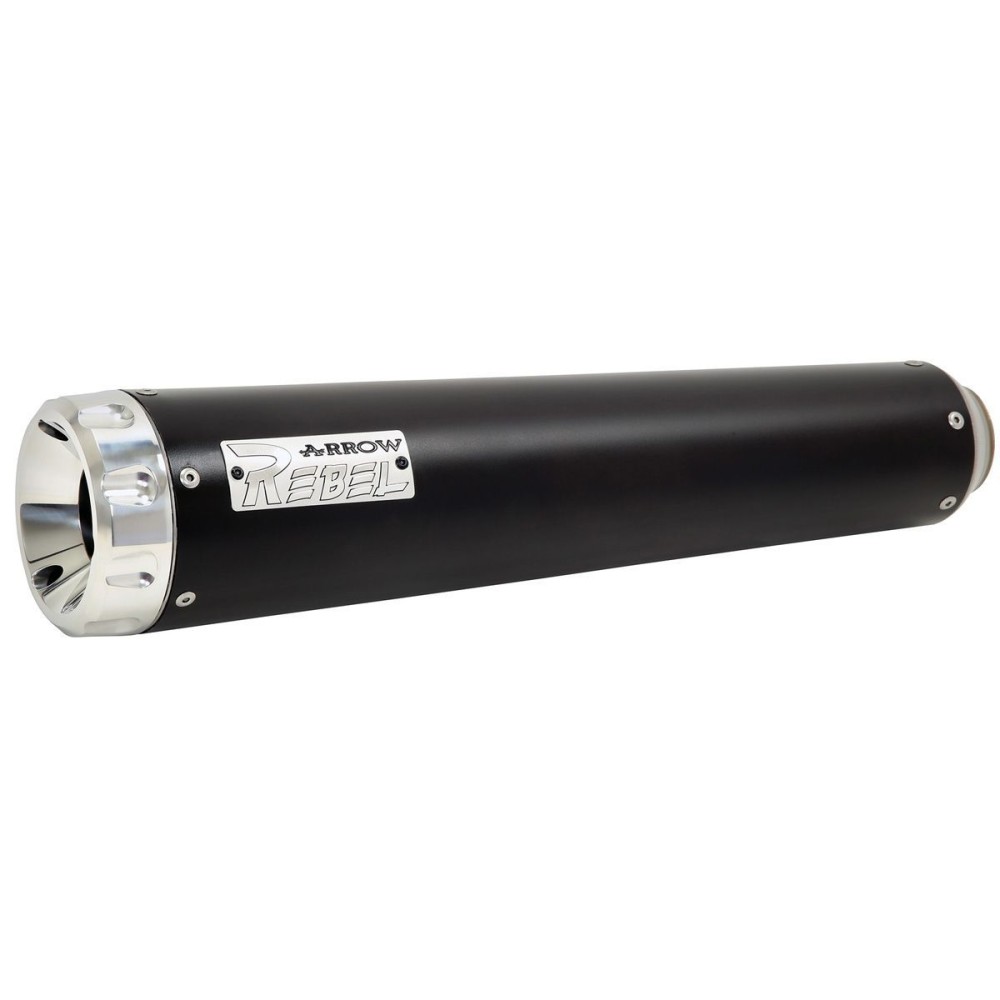 SILENCIADOR REBEL ARROW ACERO OSCURO ALUMINIO KAWASAKI Z 900 RS 2022-2024